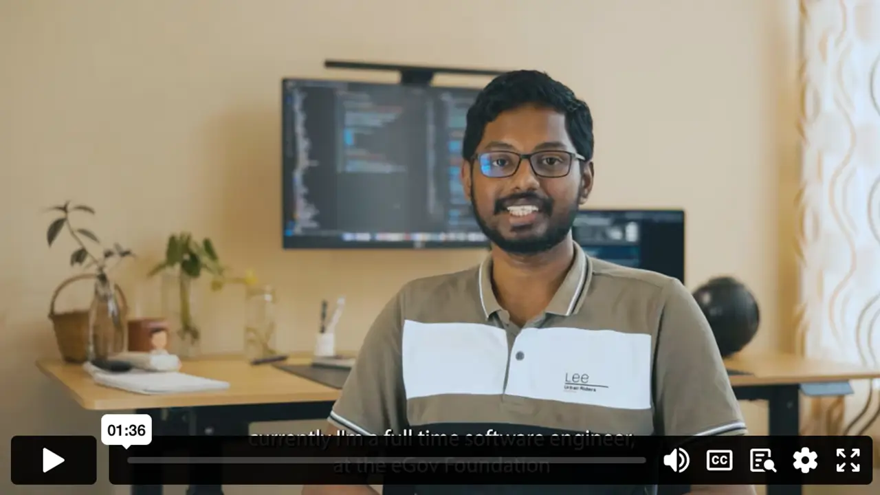 Testimonial video of GDC student Rithvik